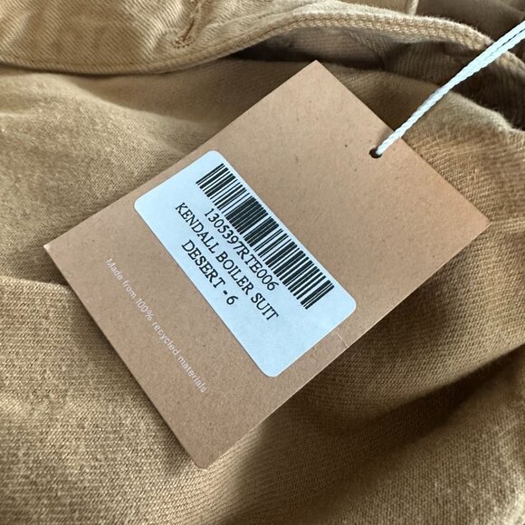 REFORMATION Kendall Desert Boiler Suit Jumpsuit Size 6 NEW NWT - Picture 4 of 6
